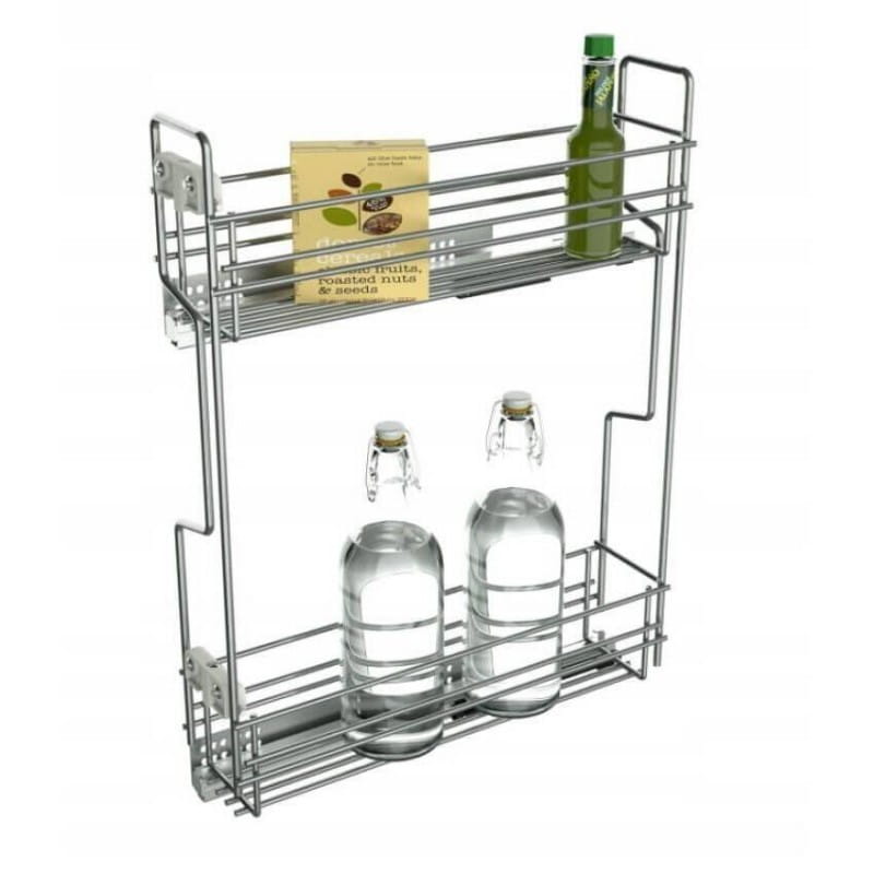 Kosz Cargo Matrix S 200 Chromowany Lewe Zestaw